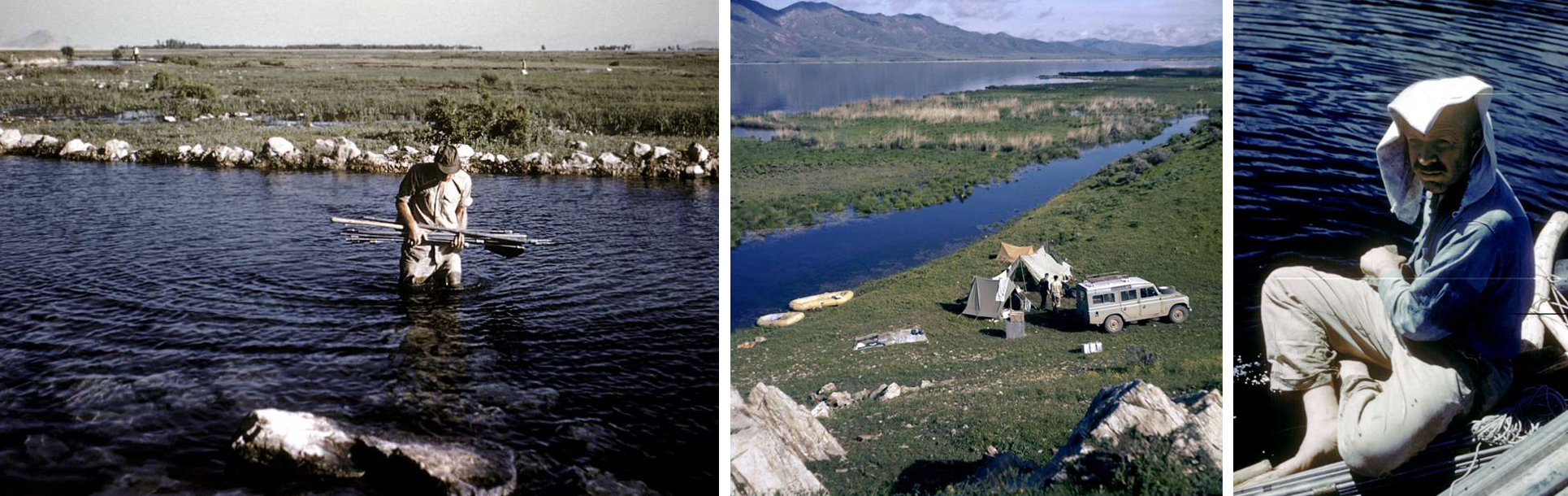 Three photographs taken of field work in Kurdistan for the Iranian Prehistoric Project from 1955 through 1963